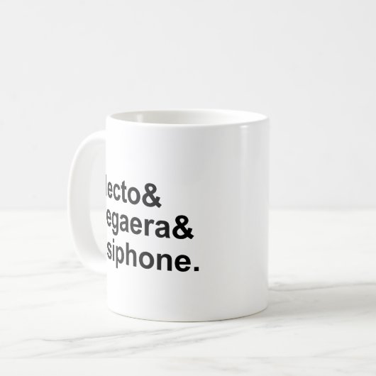 Alecto Megaera Tisiphone | Grieche-Furien des Kaffeetasse (Vorderseite Links)