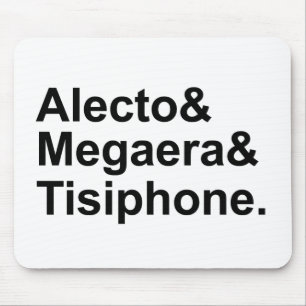 Alecto Megaera Tisiphone   Griechische Furien der  Mousepad