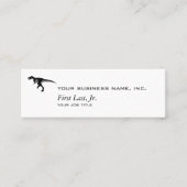 Alectrosaurus-Dinosaurier Mini Visitenkarte (Vorderseite)