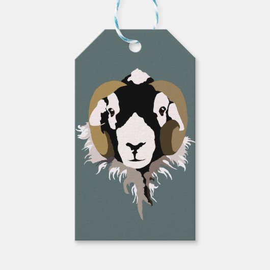 Aledale Schafschaf Geschenkanhänger (Vorderseite)