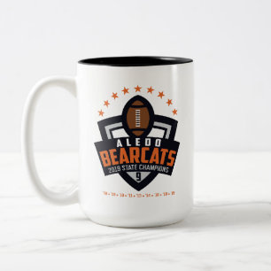 Aledo Bearcat 2019 Staat Champions_2 - 15oz.Tasse Zweifarbige Tasse