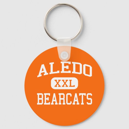 Aledo - Bearcats - Schule Aledo Texas Schlüsselanhänger (Vorderseite)