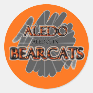 Aledo High School Bearcats - Aledo, TX Runder Aufkleber