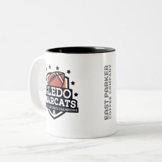 Aledobearcat-Staats-Champion 2018 "Schild" - 11oz. Zweifarbige Tasse