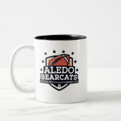 Aledobearcat-Staats-Champion 2018 "Schild" - 11oz. Zweifarbige Tasse (Links)