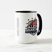 Aledobearcat-Staats-Champion 2018 "Schild" - 15oz. Tasse (VorderseiteRechts)