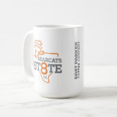 Aledobearcat-Staats-Champion 2018 "St8te" - 15oz. Kaffeetasse (Vorderseite Links)