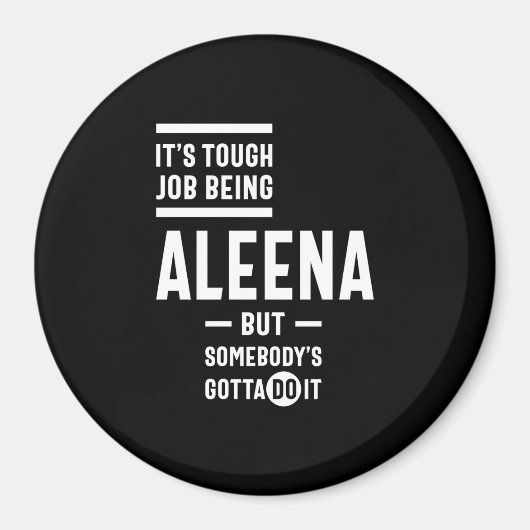 Aleena Personalisiert Name Birthday Magnet (Vorne)