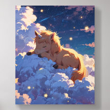 Aleeping Pony auf weichen Wolken