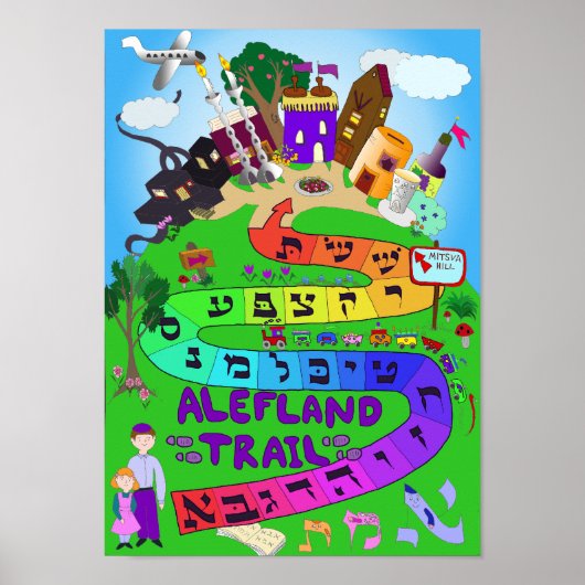 Alef Land Trail Poster/Game Poster (Vorne)