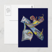 Alef Postkarte (Vorne/Hinten)