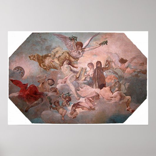 Alegoría de las Bellas Verschiedene Engel Poster (Vorne)
