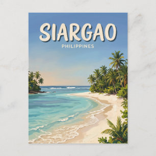 Alegria Beach San Isidro Philippinen Postkarte