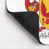 Alegria-Familienwappen Mousepad (Ecke)