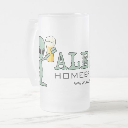 ALEiens eisige Tasse - 16oz (Vorderseite Links)