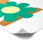 ALEIX Vorname Elegant bestickt Poster (Ecke)