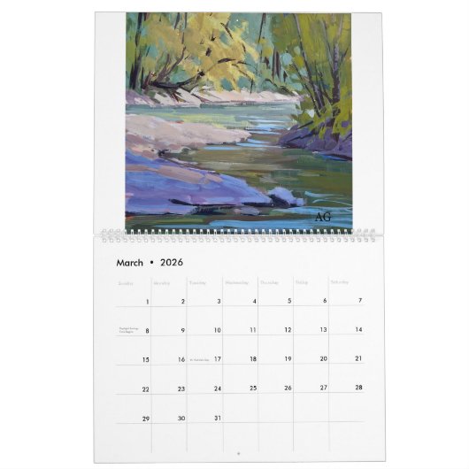 Alejandra Gos Art 2023 Kalender (Mär 2026)