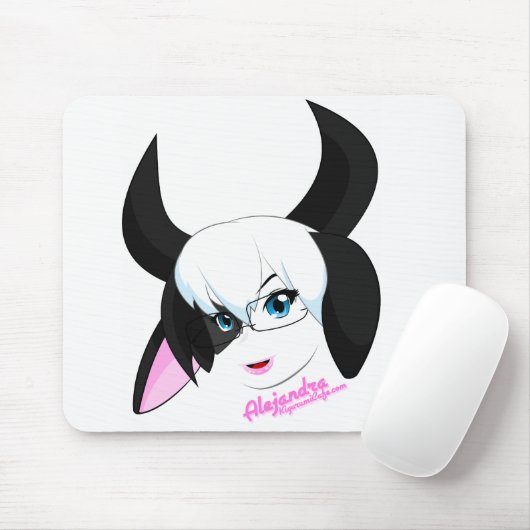 Alejandra "Kuh" Auflage Mousepad (Mit Mouse)
