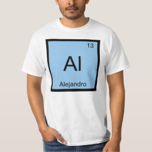 Alejandro Name Chemie Element Periodensystem T-Shirt