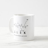 Alek Peptidname Tasse (Vorderseite Links)