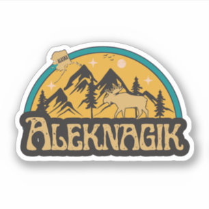 Aleknagik, Alaska-Sticker Aufkleber