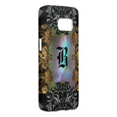 Alembertaine Elegante Baroque Girly Monogram Case-Mate Samsung Galaxy Hülle (Rückseite/rechts)