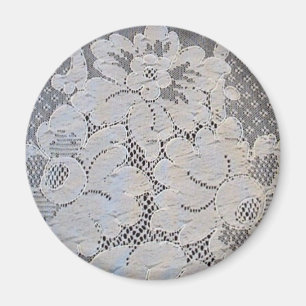 Alencon Lace Floral Magnet