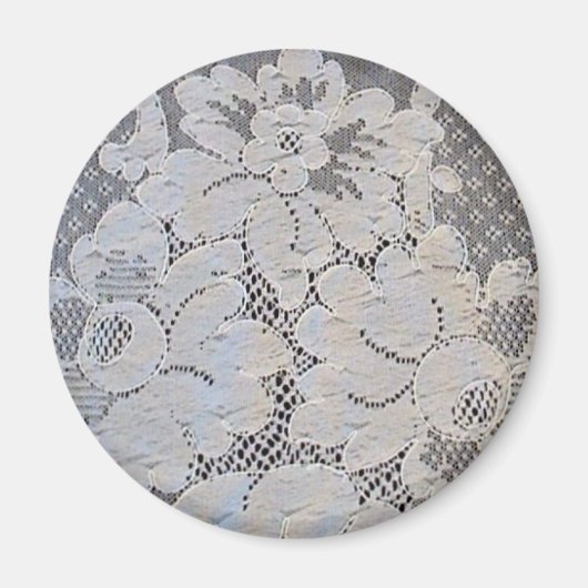 Alencon Lace Floral Magnet (Vorne)