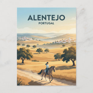 Alentejo Landschaft Portugal Postkarte