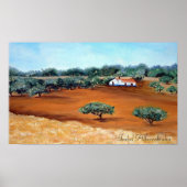 - Alentejo-Landschaft. Poster (Vorne)