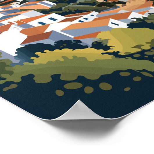 Alentejo Portugal Reisen Kunst, Dichtung und Musik Poster (Ecke)