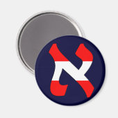 Aleph Austria.png Magnet (Vorderseite/Rückseite)