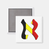 Aleph Belgium.png Magnet (Vorderseite/Rückseite)