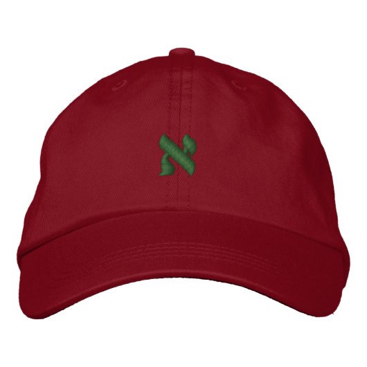 Aleph Bestickte Baseballkappe (Vorderseite)