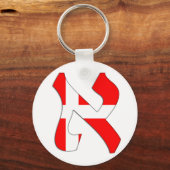 Aleph Dänemark Schlüsselanhänger (Vorderseite)