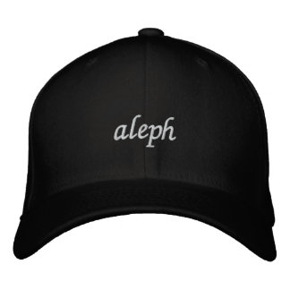 Aleph - kundengerechtes hebräisches Alphabet Bestickte Kappe
