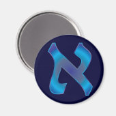 Aleph Magnet (Vorderseite/Rückseite)