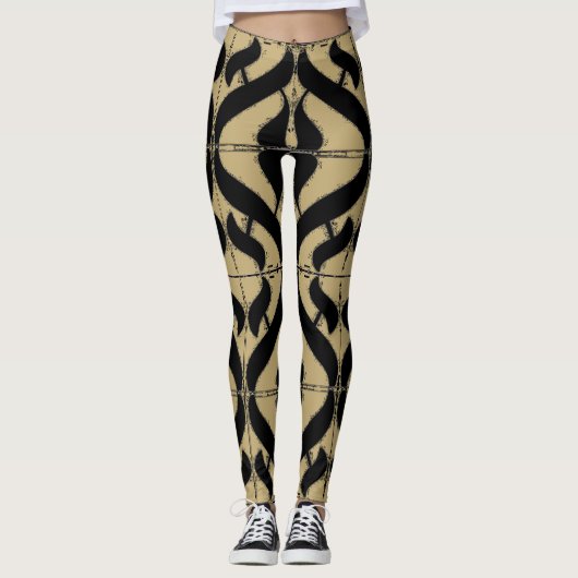 Aleph Symbol Reflection Leggings (Vorderseite)