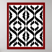 Aleph Symbol Reflection Poster (Vorne)