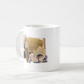 Aleph Tav/Alpha u. Omega Kaffeetasse (Vorderseite Links)
