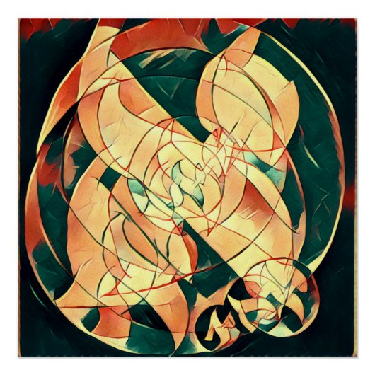 Aleph Welt Poster (Vorderseite)