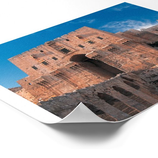 Aleppo Citadel Poster (Ecke)