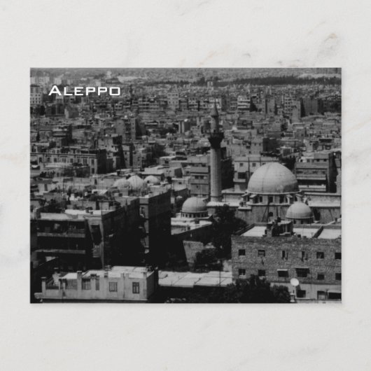 Aleppo Postkarte (Vorderseite)