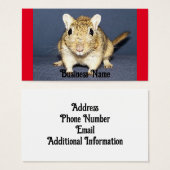 Alert Gerbil Business Card (Vorne & Hinten)