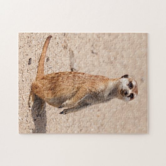 Alert Meerkat Stehend Jigsaw Puzzle (Horizontal)