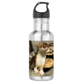 Alert Weasel Edelstahlflasche (Vorderseite)