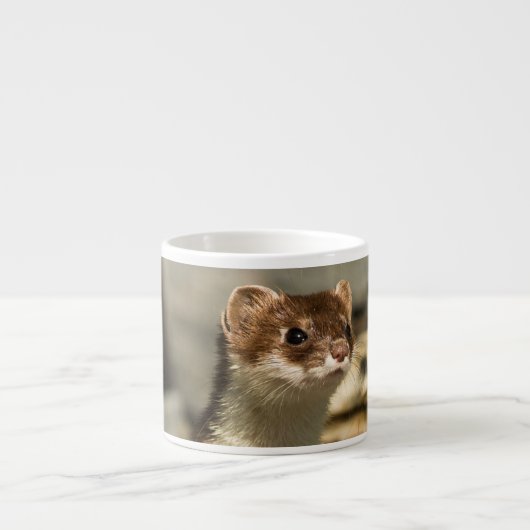 Alert Weasel Espressotasse (Vorderseite)