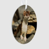 Alert Weasel Ornament (Vorderseite)
