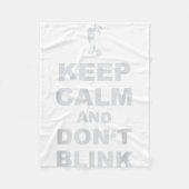 Alert - Weeng Angel - Keep Calm And Dont Blink 2 Fleecedecke (Vorderseite)
