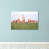 Ales Stenar 'Ship Setting' Steinkreis Leinwanddruck (Insitu (Holzboden))